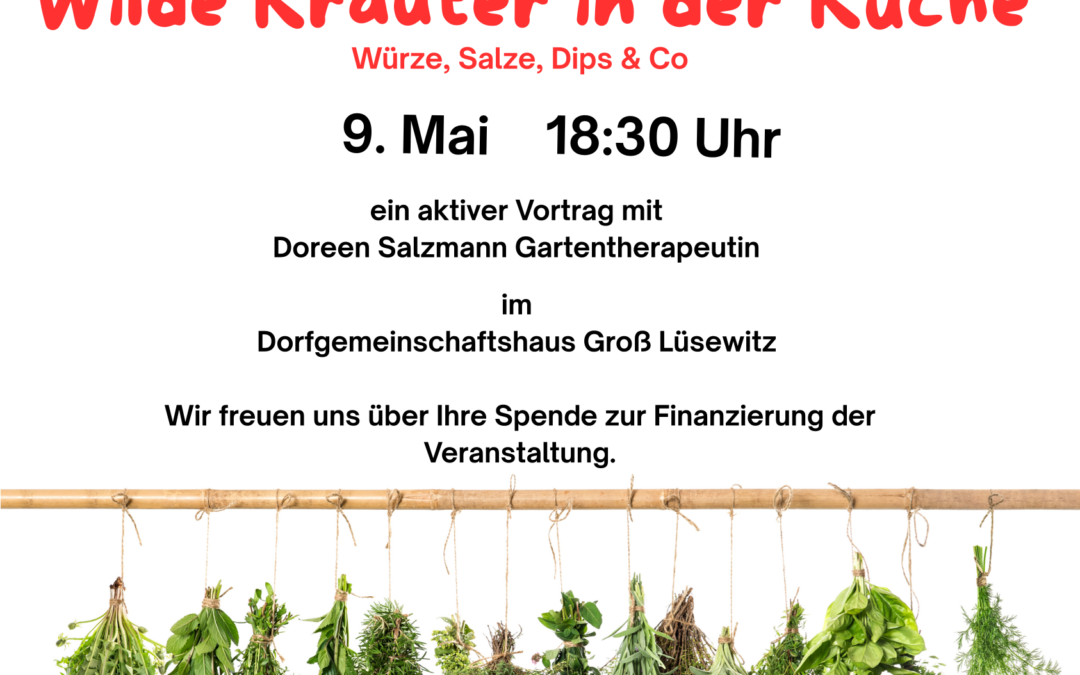 Kräuterworkshop „Wilde Kräuter in der Küche“
