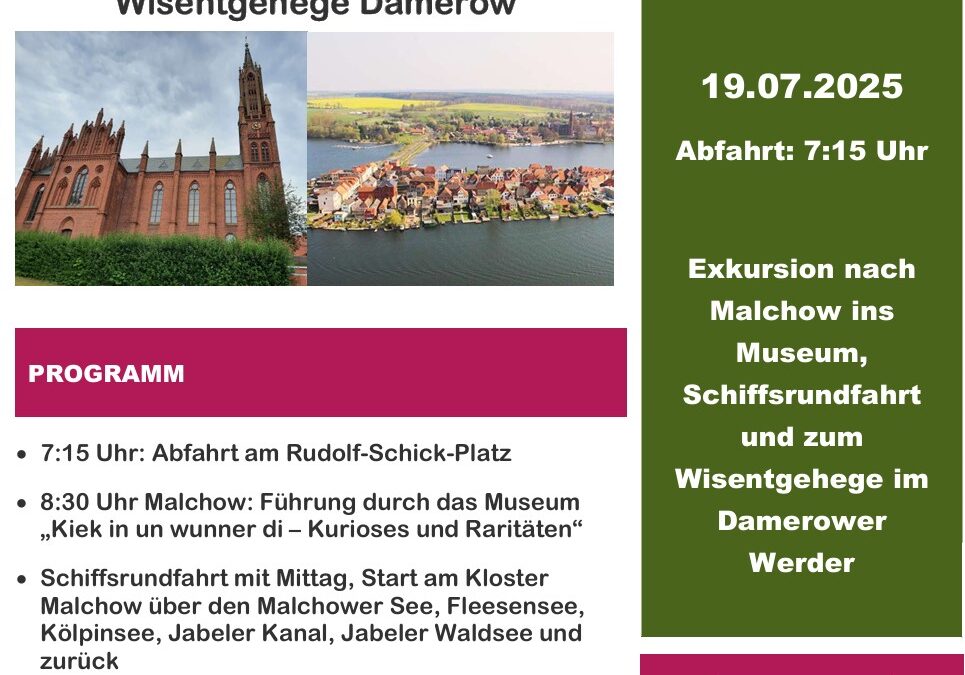 KHV: Busexkursion nach Malchow