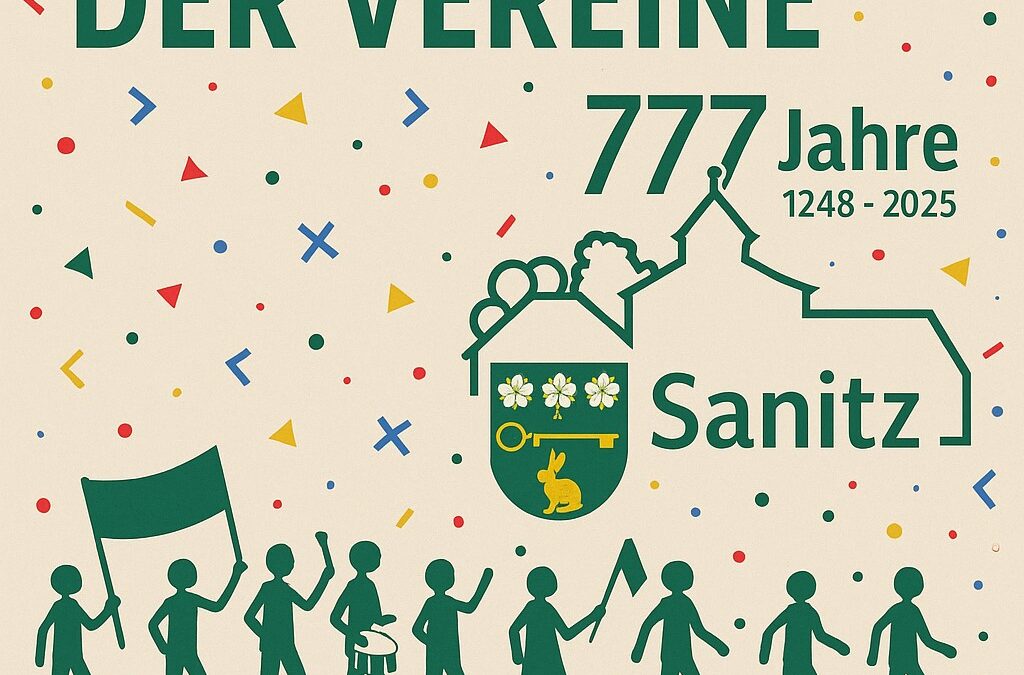 777 Jahre Sanitz: Festumzug der Vereine