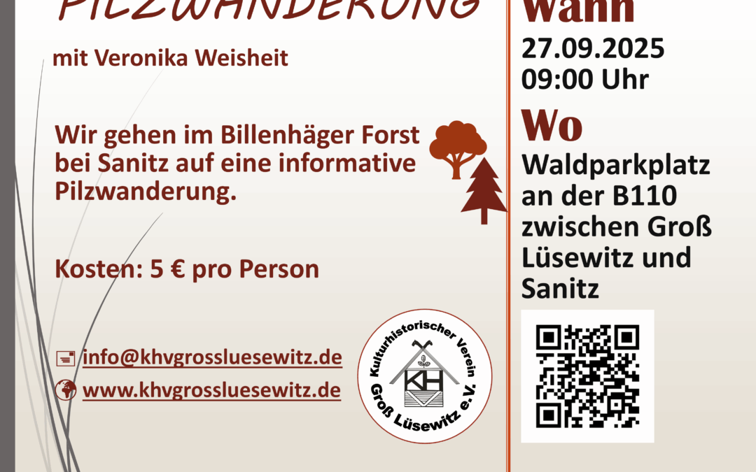 Pilzwanderung im Billenhäger Forst