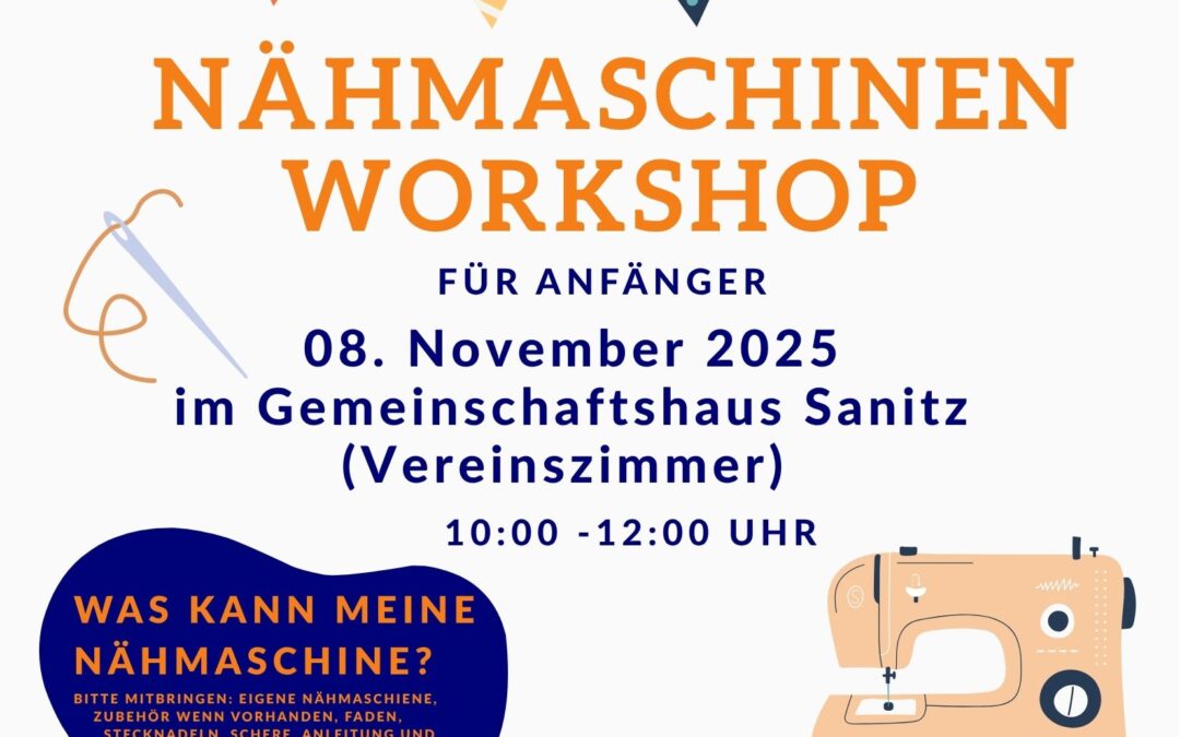 NÄHMASCHINEN WORKSHOP