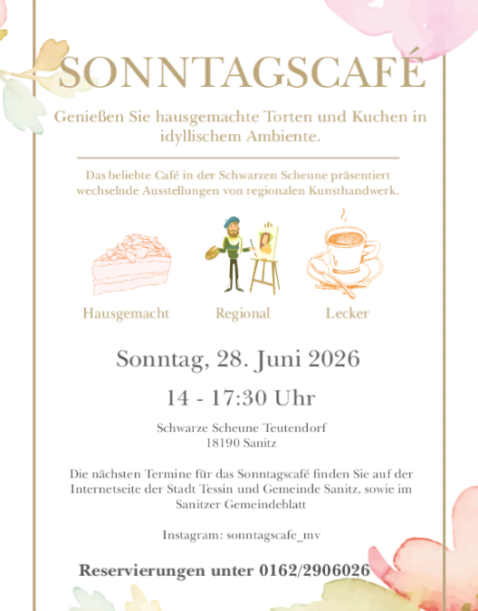 Sonntagscafé Schwarze Scheune Teutendorf